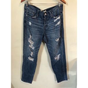 A&F boyfriend straight jeans